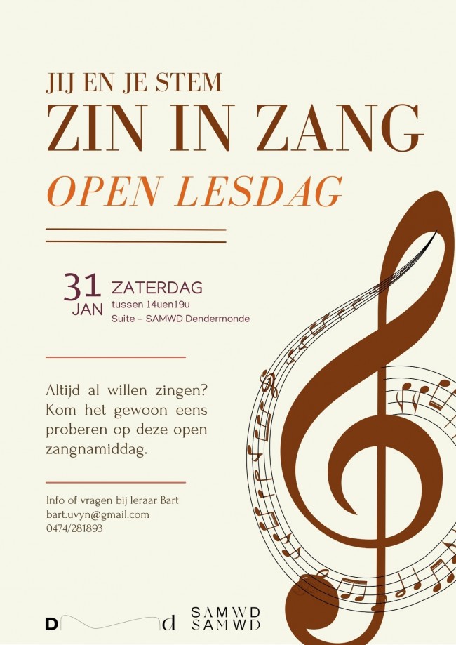 Open lesdag Zang