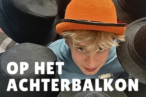 Op het achterbalkon
