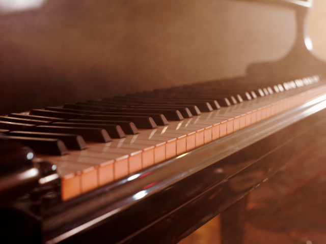 Toonmoment piano en klavier